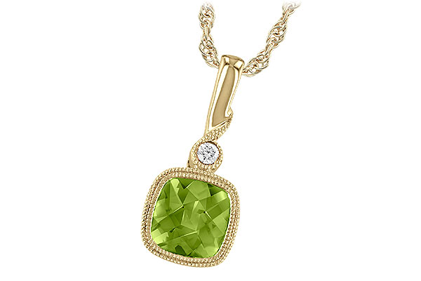 A238-80614: NECK .97 PERIDOT .99 TGW