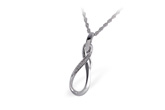A239-66914: NECKLACE .03 TW