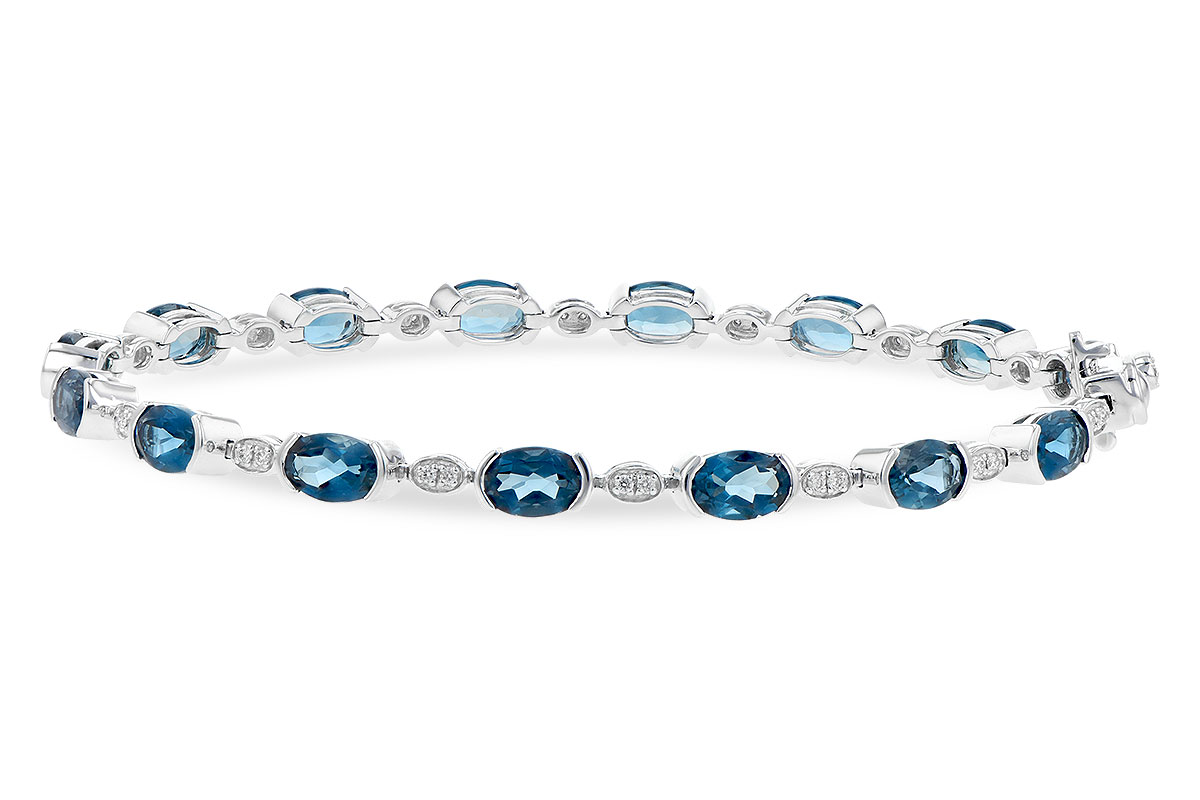 A245-15178: BRACELET 7.20 LONDON BLUE TOPAZ 7.36 TGW