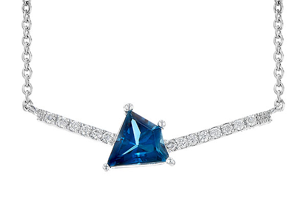 A245-16014: NECK .87 LONDON BLUE TOPAZ .95 TGW