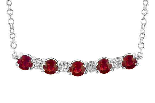 A245-17823: NECK .58 TW RUBY .70 TGW