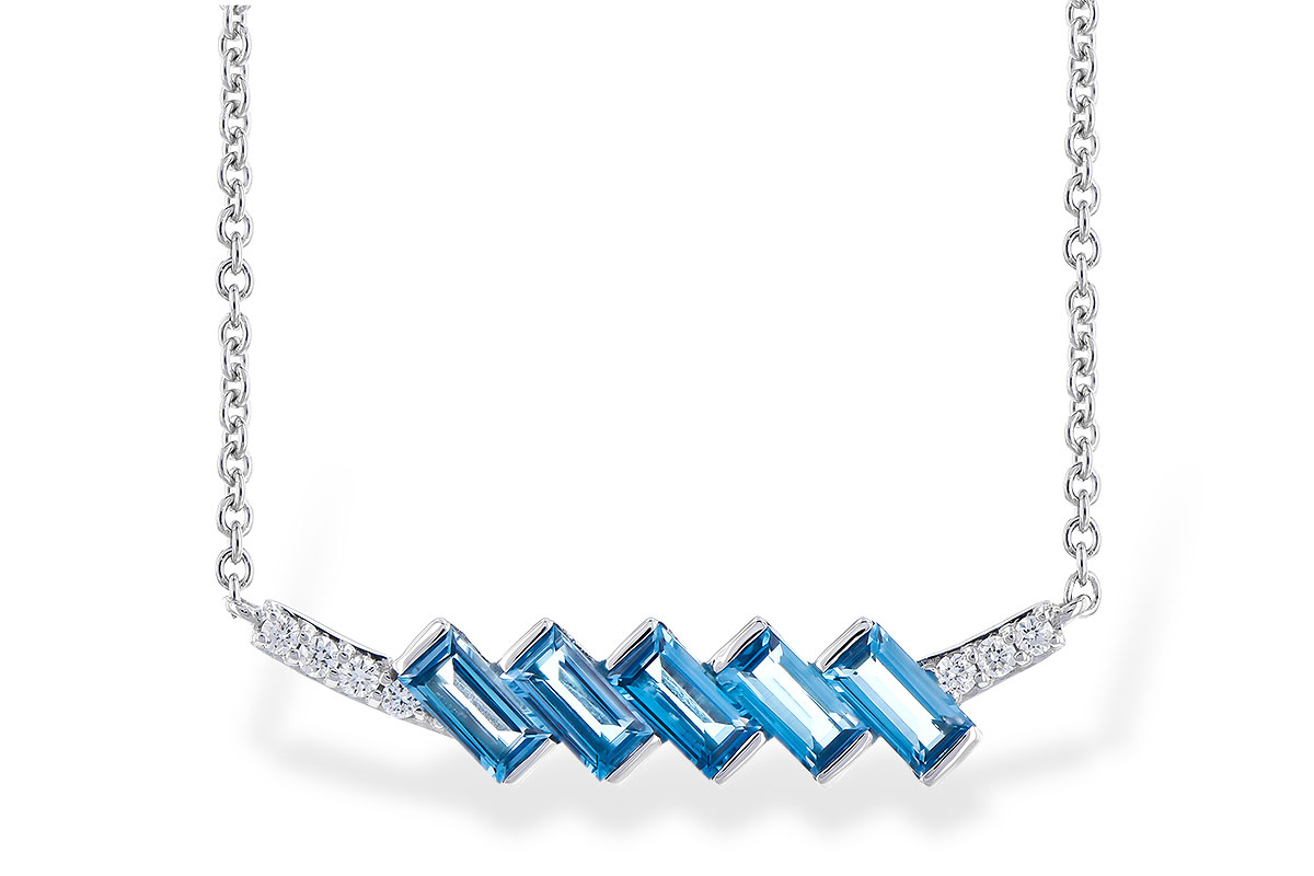 A327-89705: NECK .75 LONDON BLUE TOPAZ .80 TGW