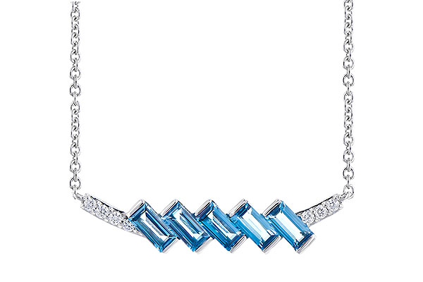 A327-89705: NECK .75 LONDON BLUE TOPAZ .80 TGW