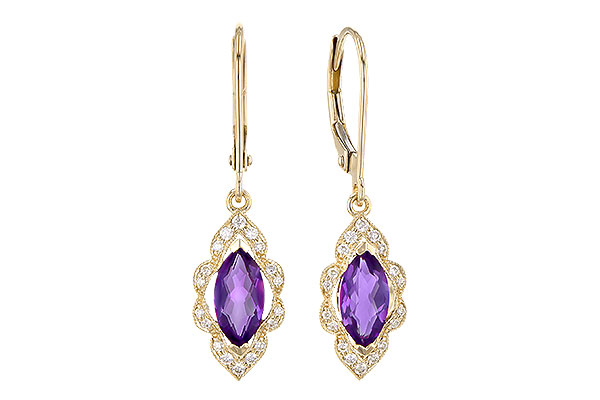 A327-90550: EARR .92 TW AMETHYST 1.07 TGW