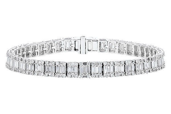 A328-75150: BRACELET 2.72 TW BAGUETTES 4.10 TW