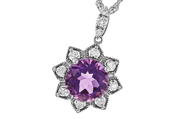 A328-77905: NECK 1.70 AMETHYST 1.87 TGW (8MM RD)