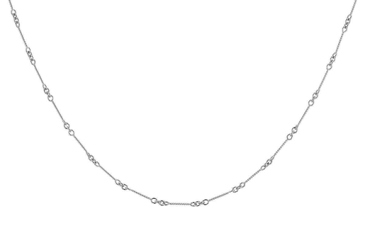 A328-78805: TWIST CHAIN (8IN, 0.8MM, 14KT, LOBSTER CLASP)