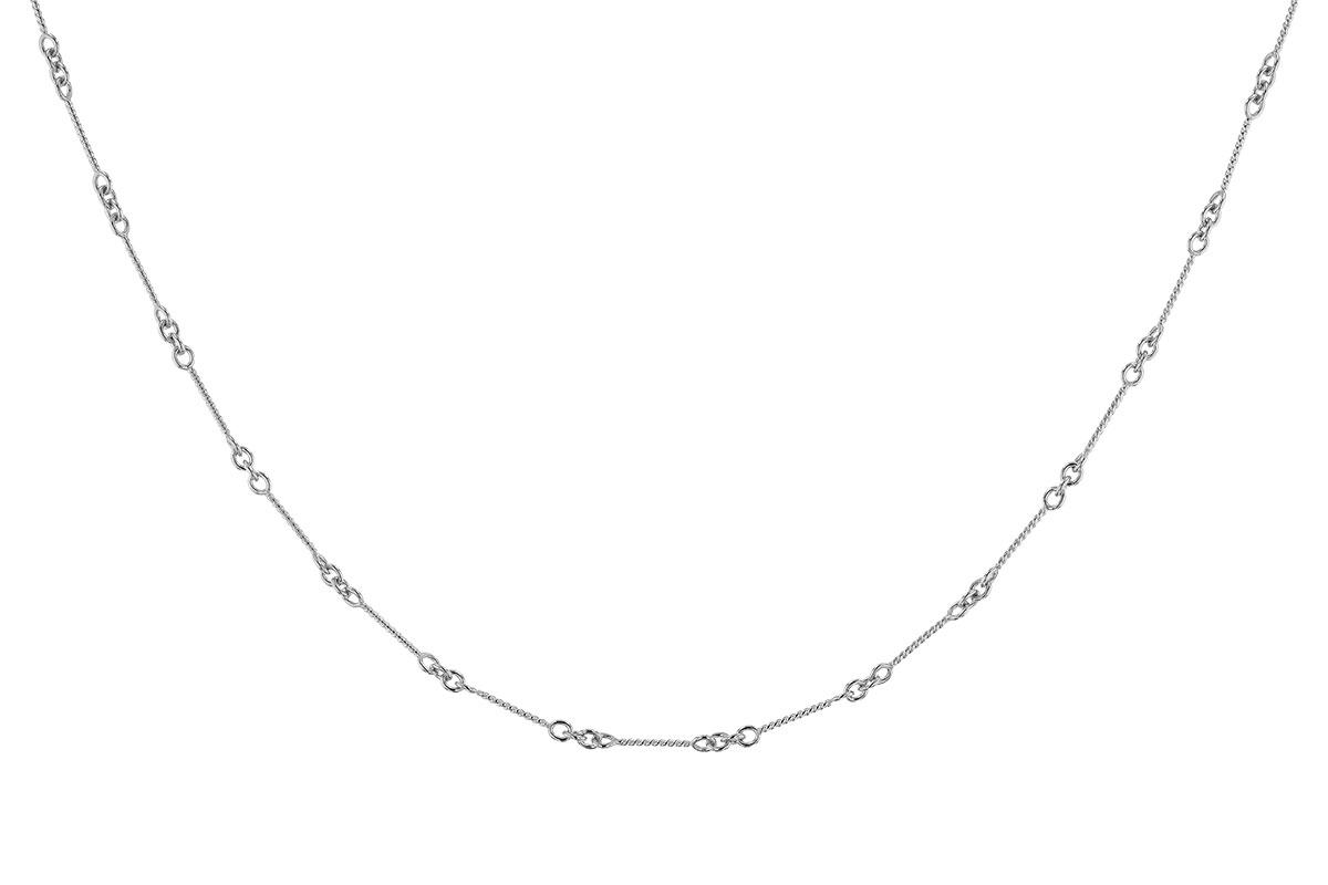 A328-78805: TWIST CHAIN (8", 0.8MM, 14KT, LOBSTER CLASP)