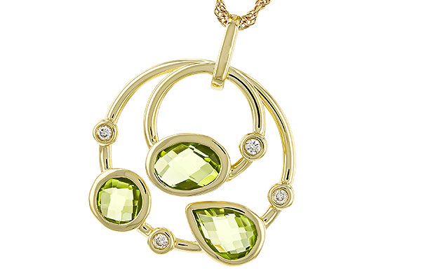 A329-64196: NECKLACE 2.20 PERIDOT 2.26 TGW