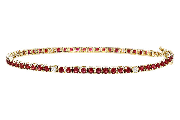 A329-65178: BRACELET 3.04 RUBY 3.29 TGW (7")