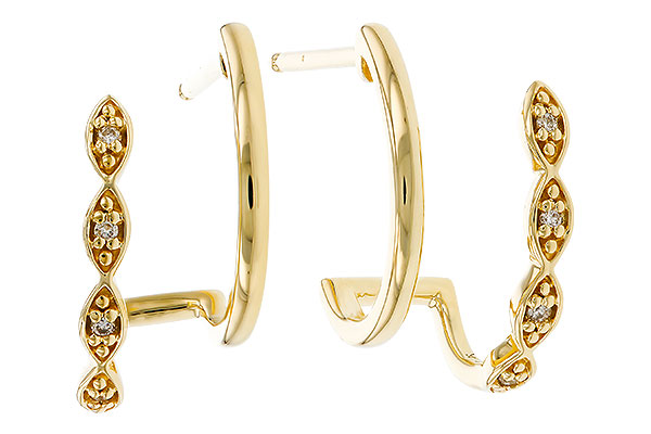 A329-67832: EARRINGS .03 TW