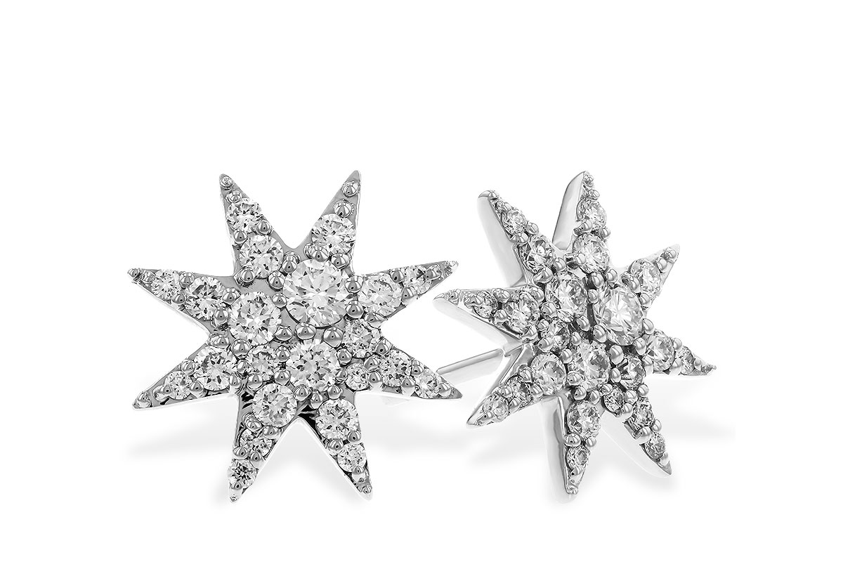 A329-70578: EARRINGS .50 TW