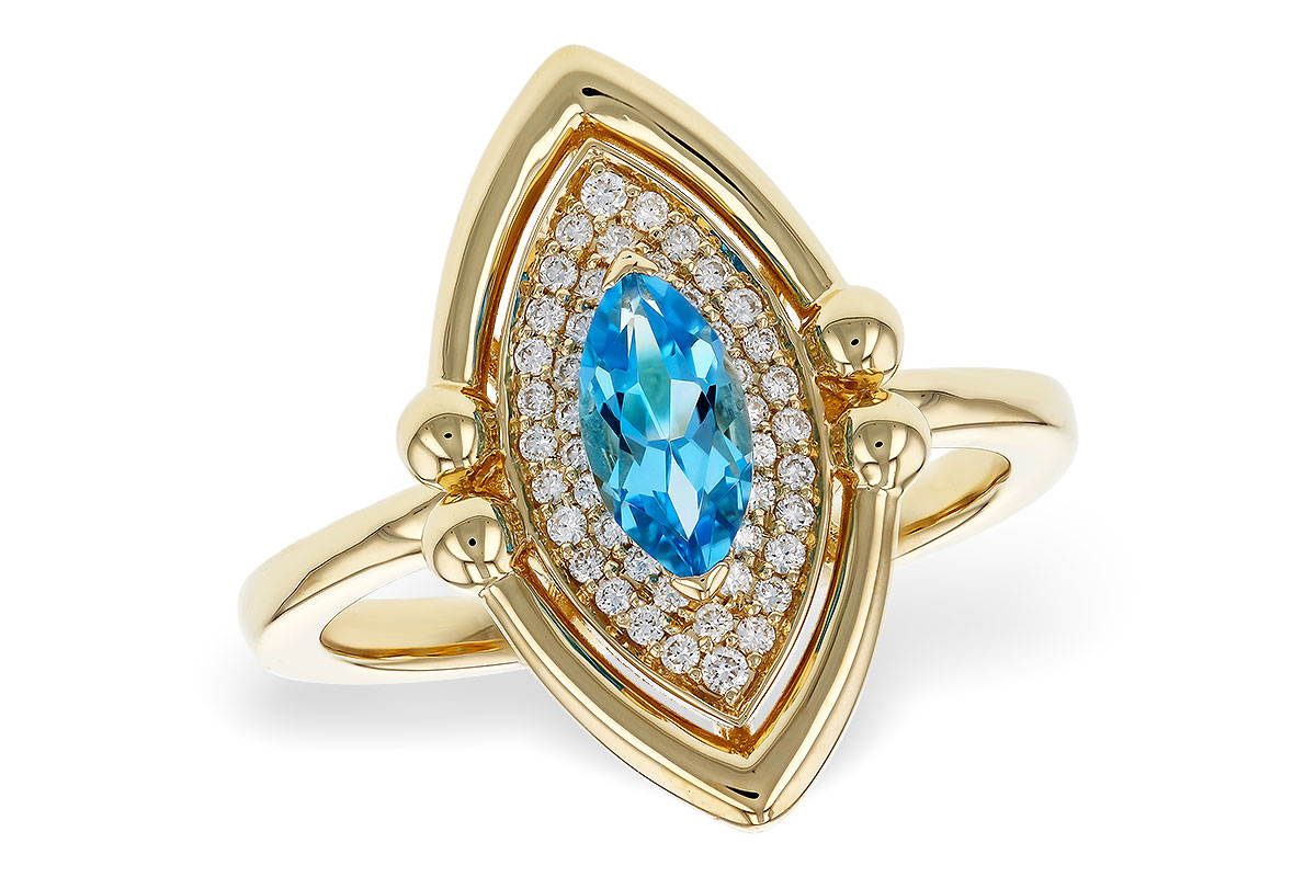 A329-72387: LDS RG .54 BLUE TOPAZ .70 TGW (8x4MM BT)