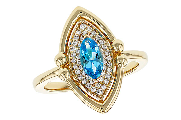 A329-72387: LDS RG .54 BLUE TOPAZ .70 TGW (8x4MM BT)