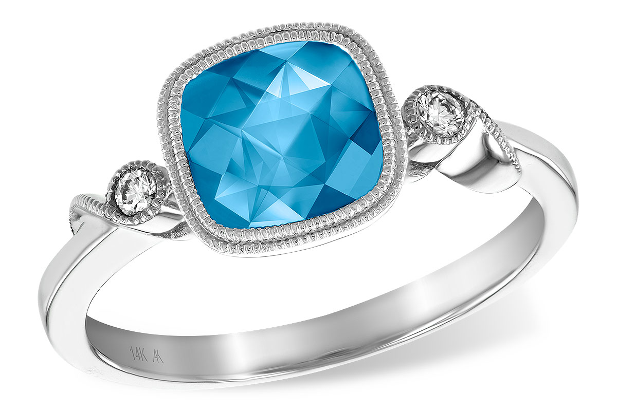 B241-52405: LDS RG 1.66 BLUE TOPAZ 1.71 TGW