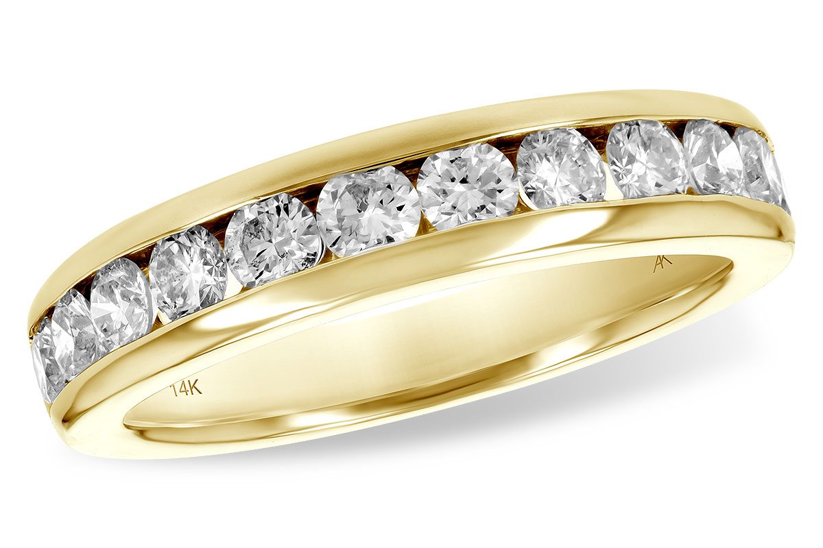 B243-35150: LDS WED RG 1.00 TW (12 STONES)