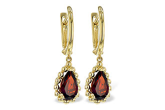 B244-22441: EARR 1.82 GARNET TW