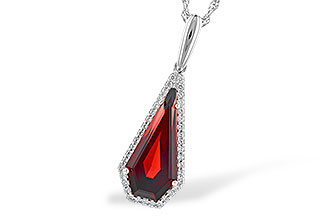 B327-84187: NECK 4.00 GARNET 4.17 TGW