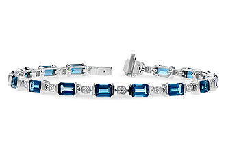 B327-84223: BRACELET 7.90 LONDON BLUE TOPAZ 8.13 TGW