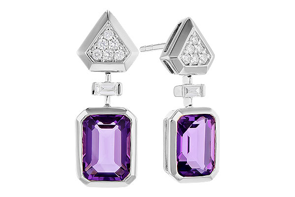 B327-89687: EARR 1.80 TW AMETHYST 1.92 TGW