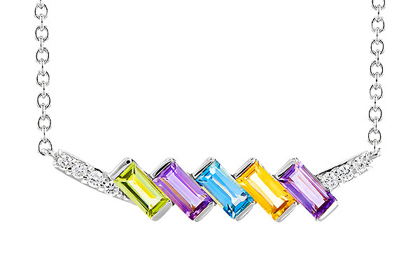 B327-89696: NECK .53 SEMI-PRECIOUS .58 TGW