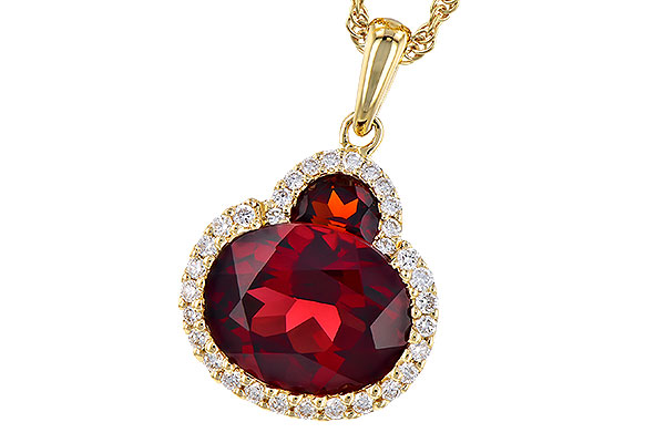 B327-89714: NECK 3.02 TW GARNET 3.16 TGW