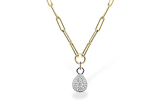 B328-73359: NECKLACE 1.26 TW (17 INCHES)