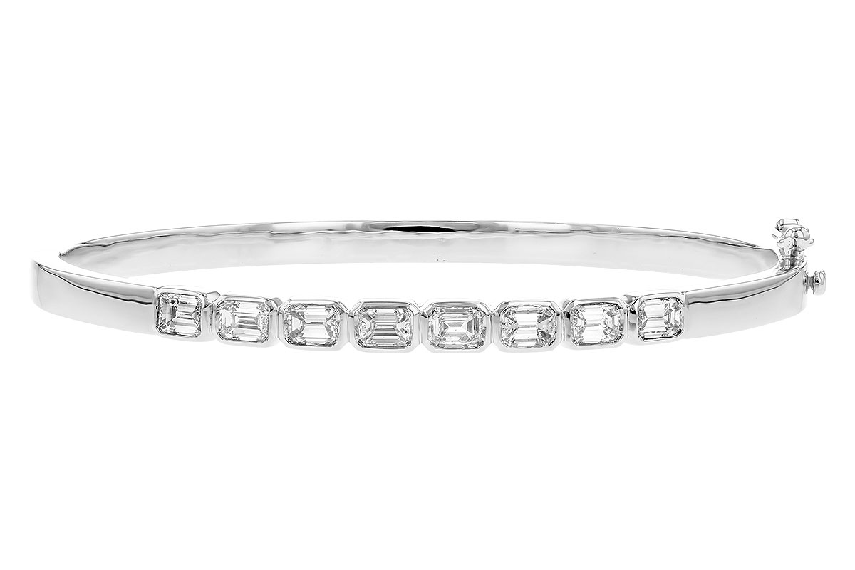 B328-76050: BANGLE 2.00 TW EMERALD CUTS