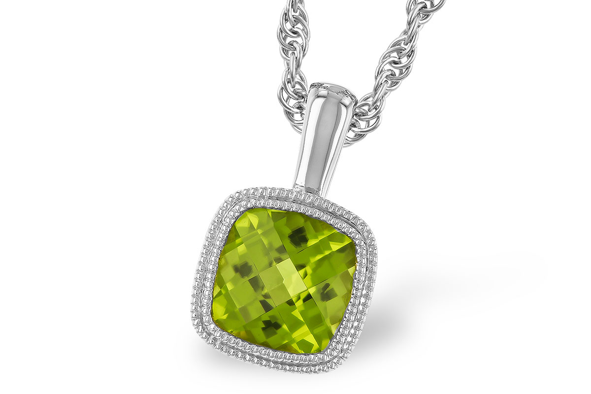 B328-78814: NECKLACE .95 CT PERIDOT