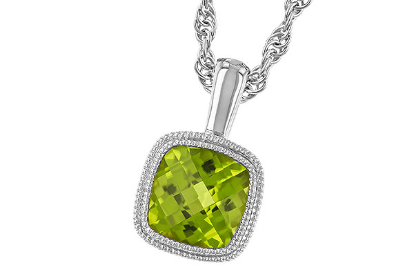 B328-78814: NECKLACE .95 CT PERIDOT