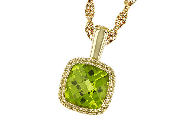 B328-78814: NECKLACE .95 CT PERIDOT