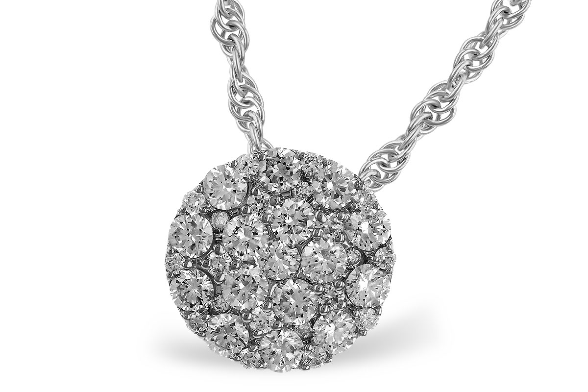 B329-64232: NECKLACE .50 TW
