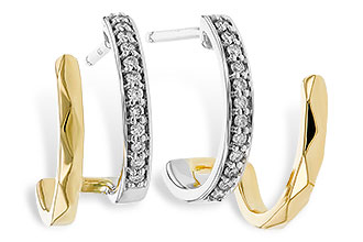 B329-67832: EARRINGS .12 TW