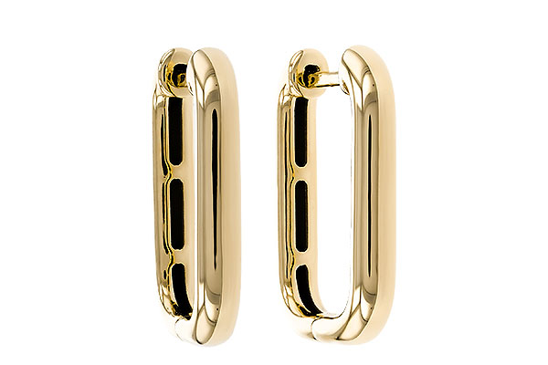 B329-69723: GOLD EARRINGS (18MM)