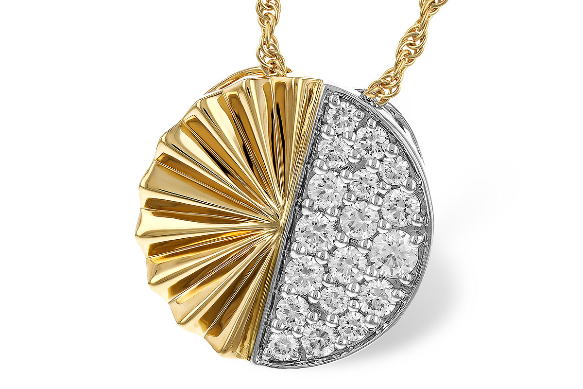 B329-70550: NECKLACE .50 TW