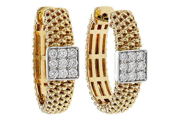 B329-71459: EARRINGS .33 TW