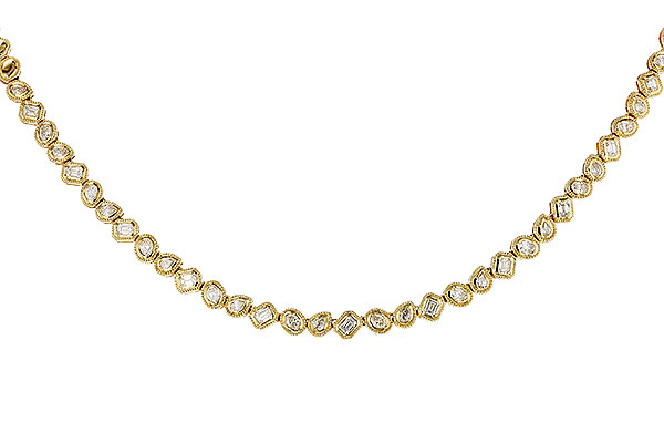B329-71532: NECKLACE 2.25 TW FANCY CUT DIAS (17.25")