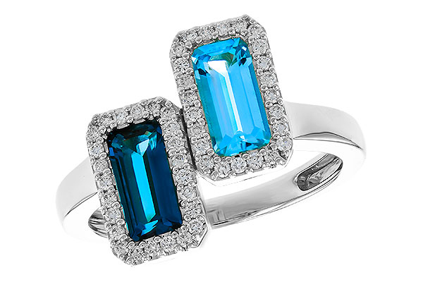 B329-72378: LDS RG 1.68 TW BLUE TOPAZ 1.90 TGW