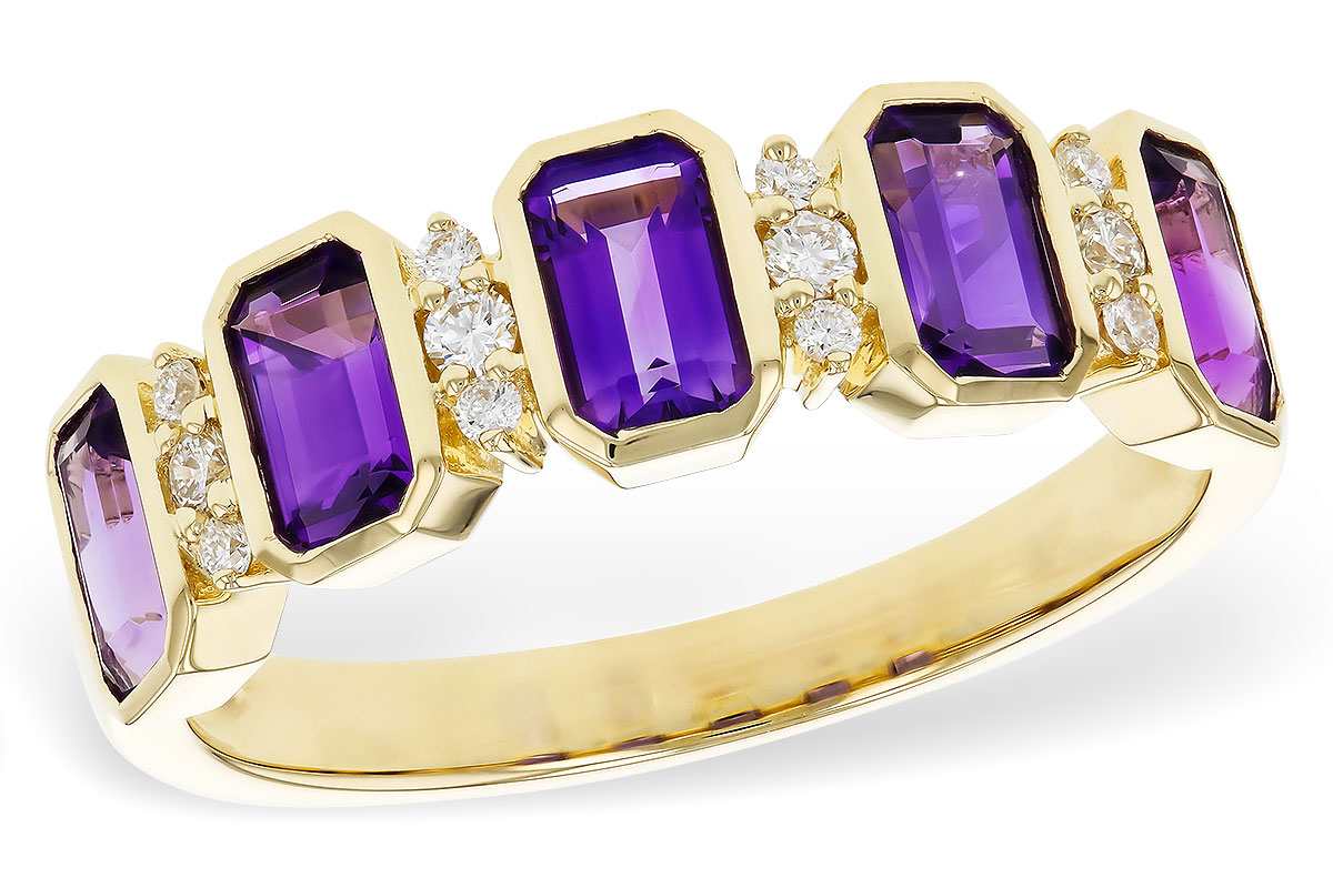 B329-72396: LDS RG 1.18 TW AMETHYST 1.30 TGW