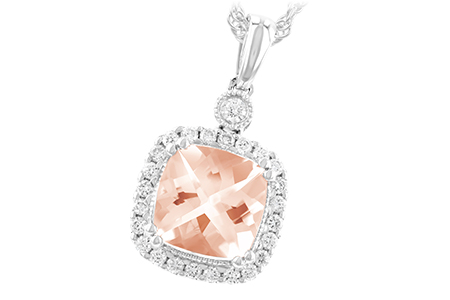 C241-47868: NECK 1.09 MORGANITE 1.26 TGW (7MM MORG)