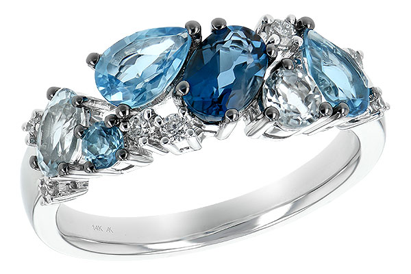 C244-18814: LDS RG 2.05 BLUE TOPAZ 2.16 TGW