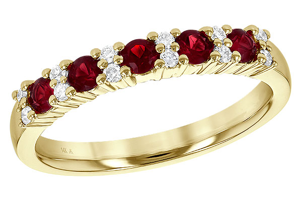C245-10632: LDS WED RG .44 RUBY .58 TGW