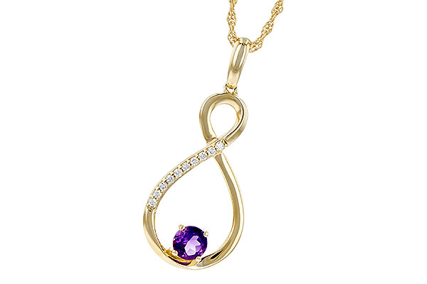 C327-82368: NECK .22 AMETHYST .27 TGW