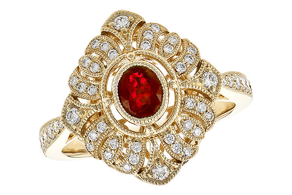 C327-85123: LDS RG .42 RUBY .80 TGW (5x4MM RUBY)