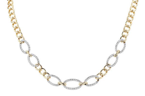 C328-75132: NECKLACE 1.12 TW (17 INCHES)