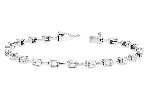C328-77859: BRACELET .90 TW BAGUETTE