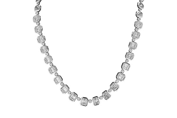 C329-64241: NECKLACE 2.48 BAG 2.95 TW (16")