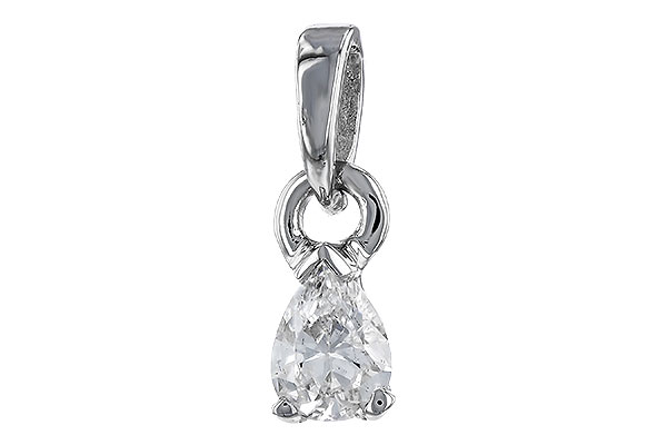 C329-66032: PENDANT .14 PEAR SHAPE