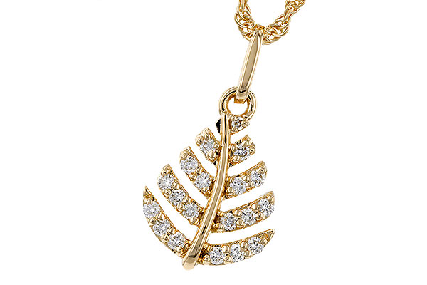 C329-66087: NECKLACE .15 TW
