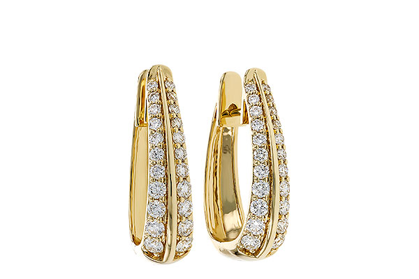 C329-66987: EARRINGS 1.00 TW